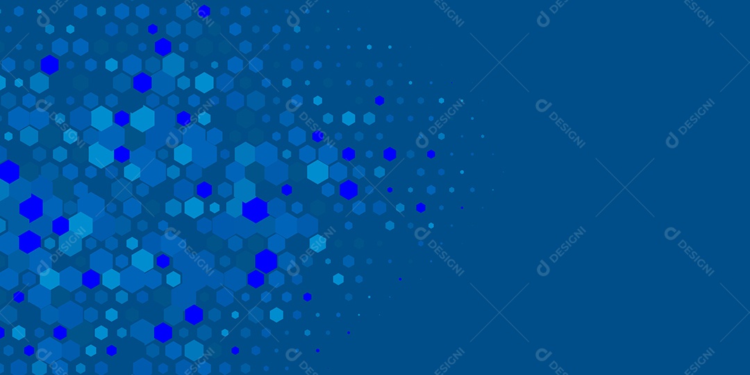 Background Hexágono Abstrato Azul Ilustração Vetor EPS