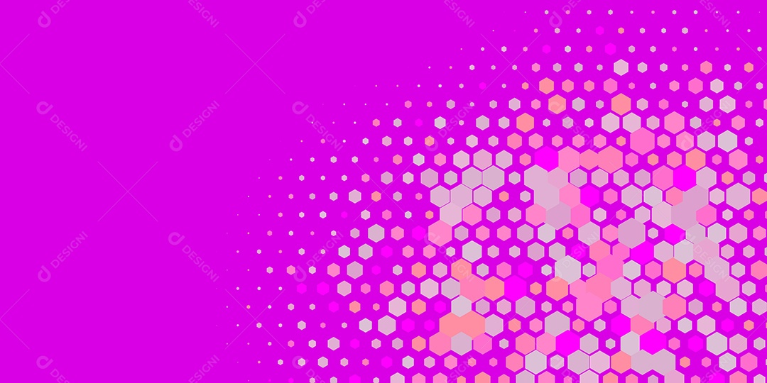 Background Hexágono Abstrato Roxo Ilustração Vetor EPS