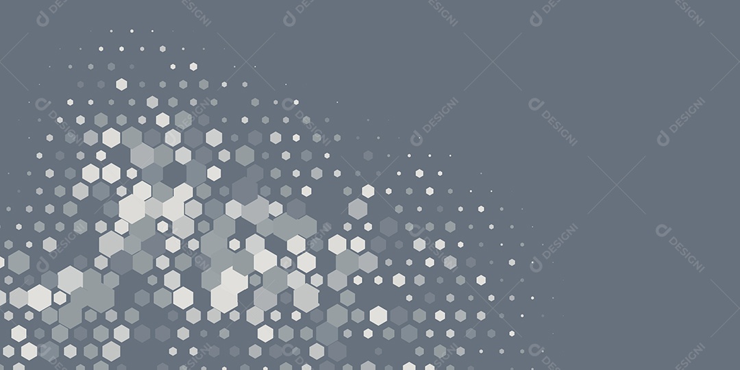 Background Hexágono Abstrato Cinza Ilustração Vetor EPS