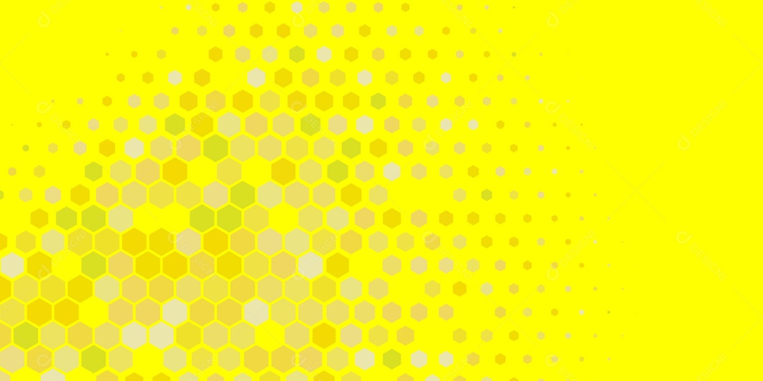 Background Hexágono Abstrato Amarelo Ilustração Vetor EPS