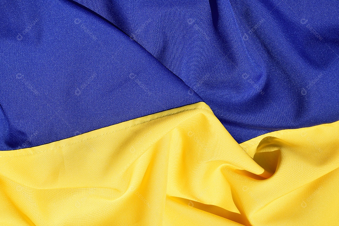 Bandeira da ucrânia conceito de guerra no país