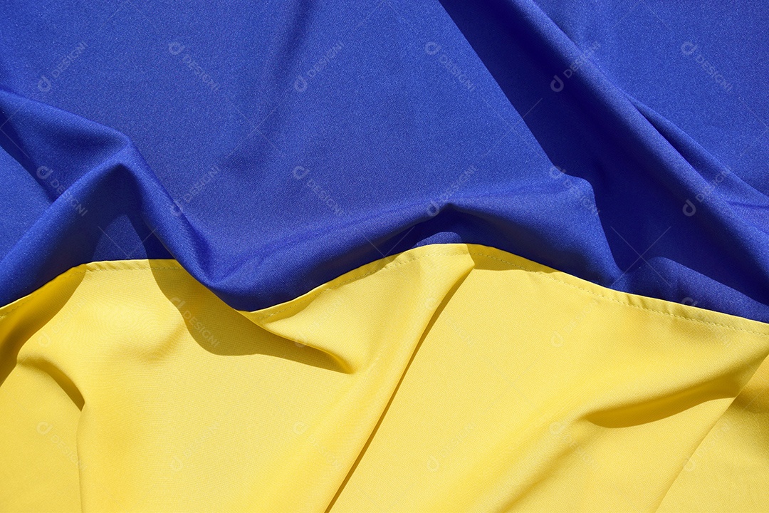Bandeira azul e amarelo da Ucrânia