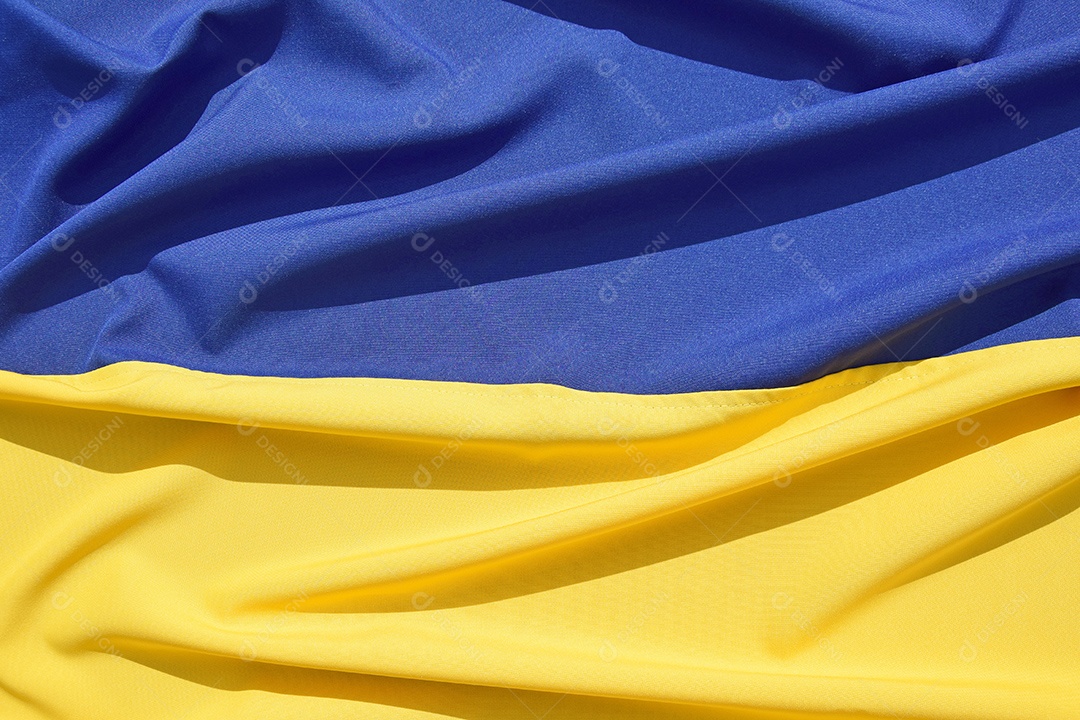 Bandeira da ucrânia conceito de guerra no país