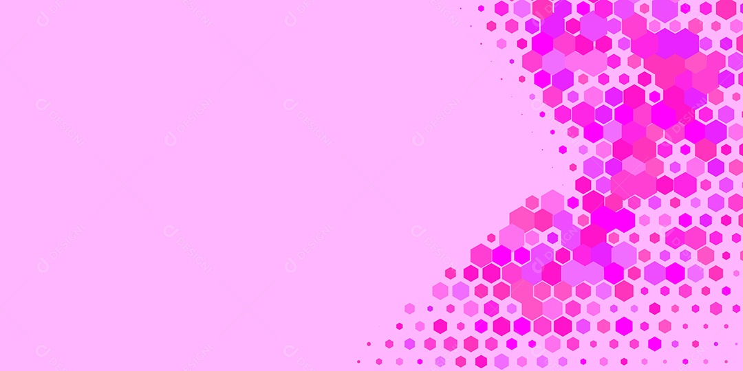 Background Hexágono Abstrato Rosa Ilustração Vetor EPS