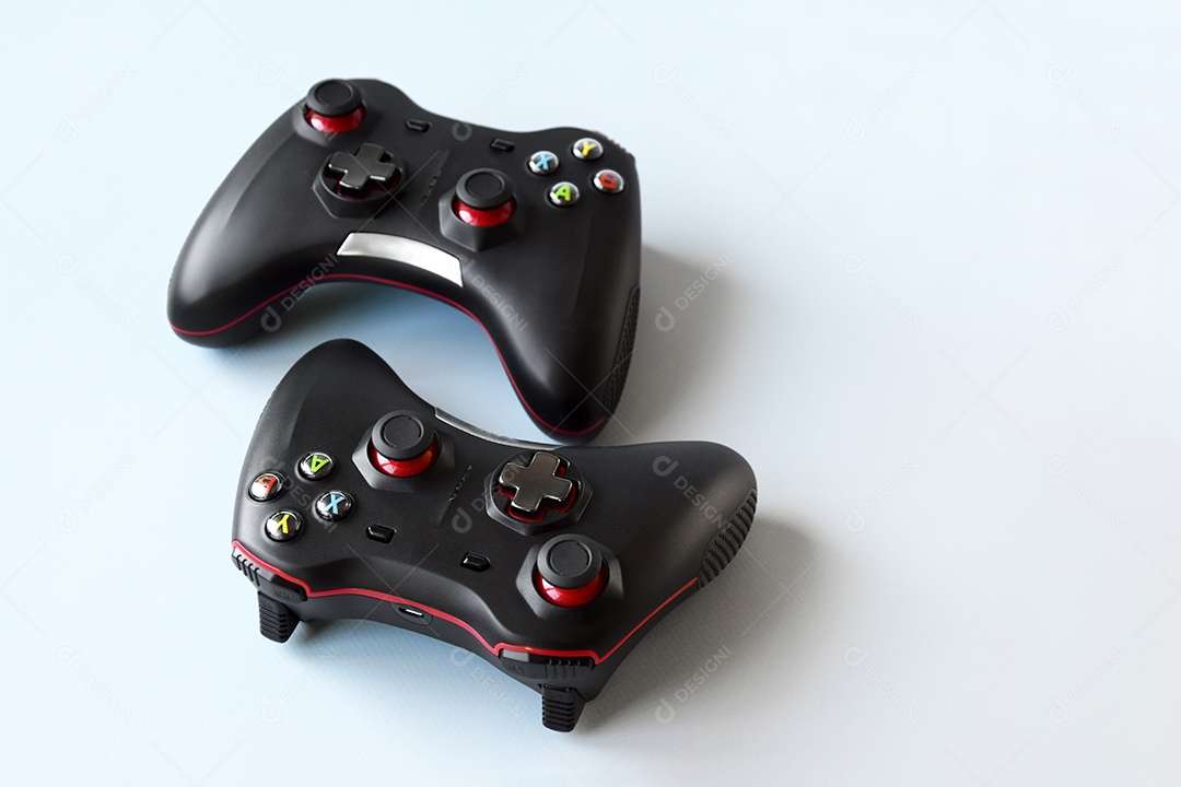 Dois controle sem fio para videogame