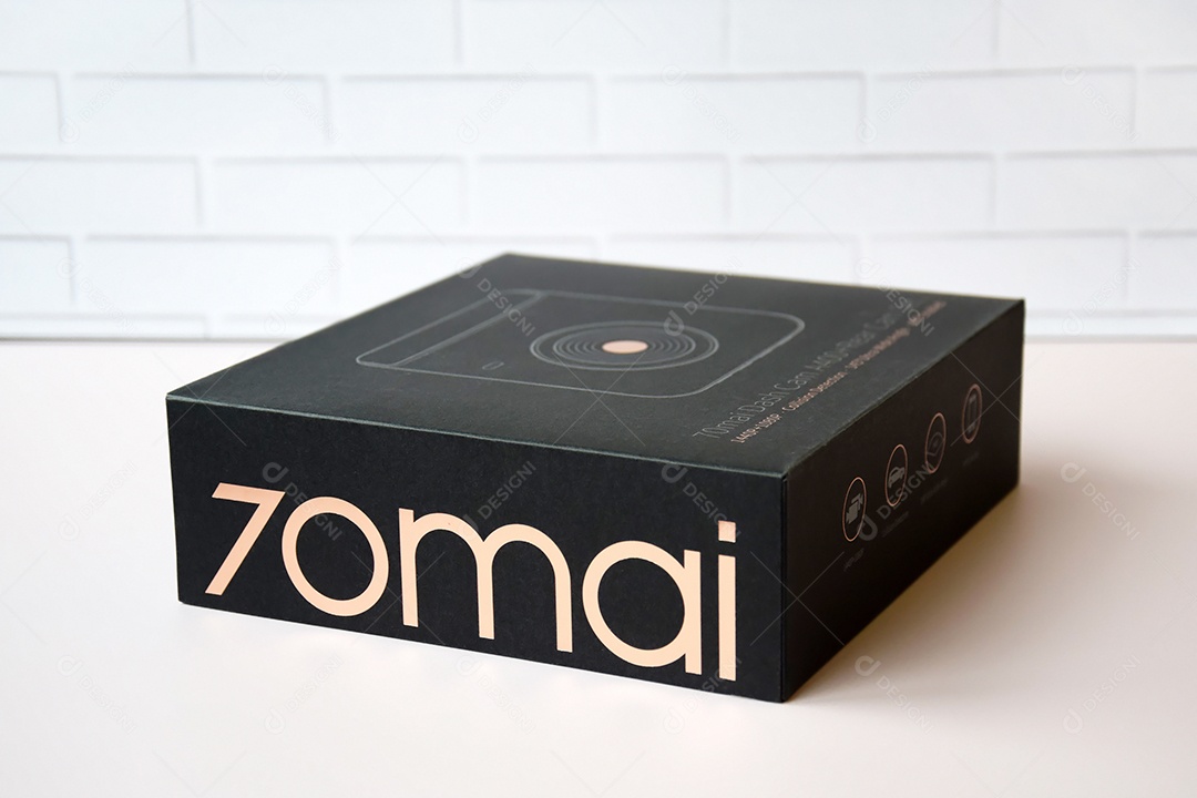 Design de caixa da camera 70mai Xiaomi