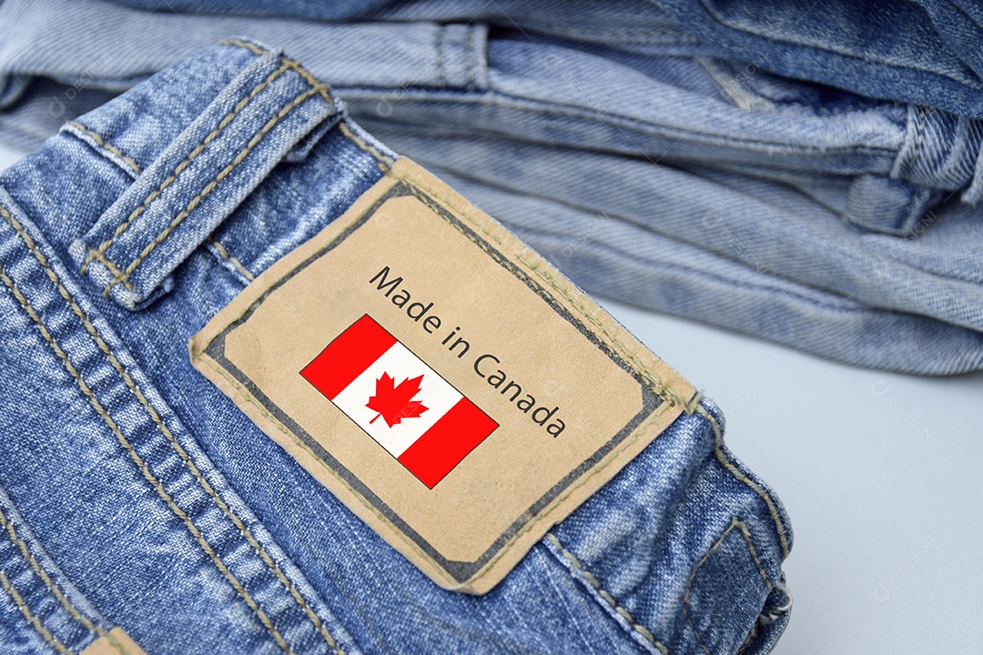 Jeans feito no Canadá