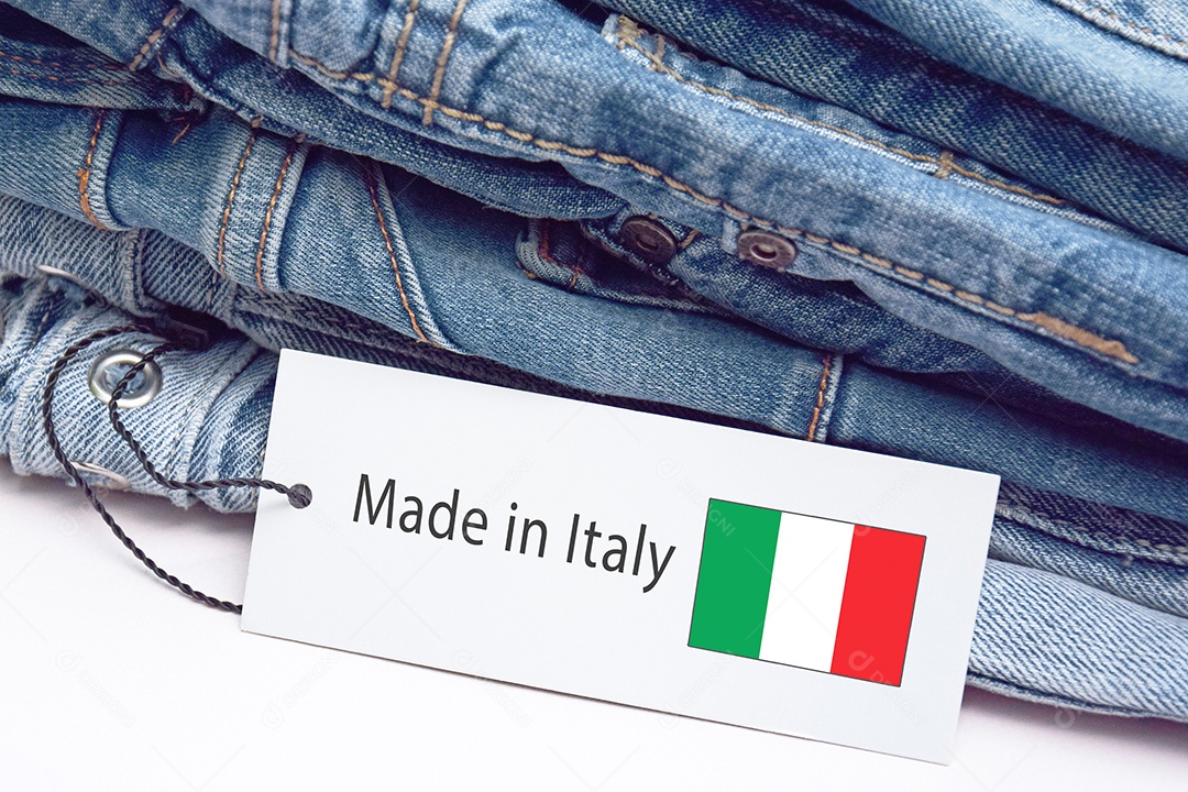 Peça jeans feitas na Italia