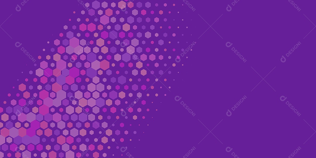 Background Hexágono Abstrato Roxo Ilustração Vetor EPS