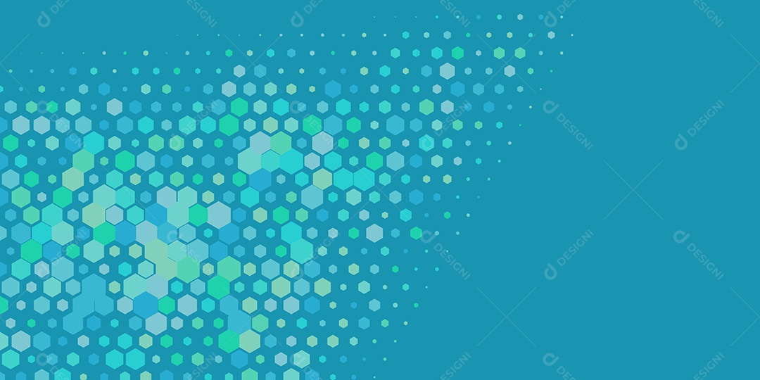 Background Hexágono Abstrato Azul Ilustração Vetor EPS