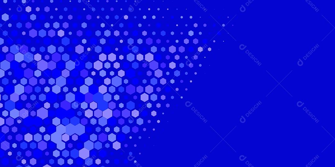 Background Hexágono Abstrato Azul Ilustração Vetor EPS