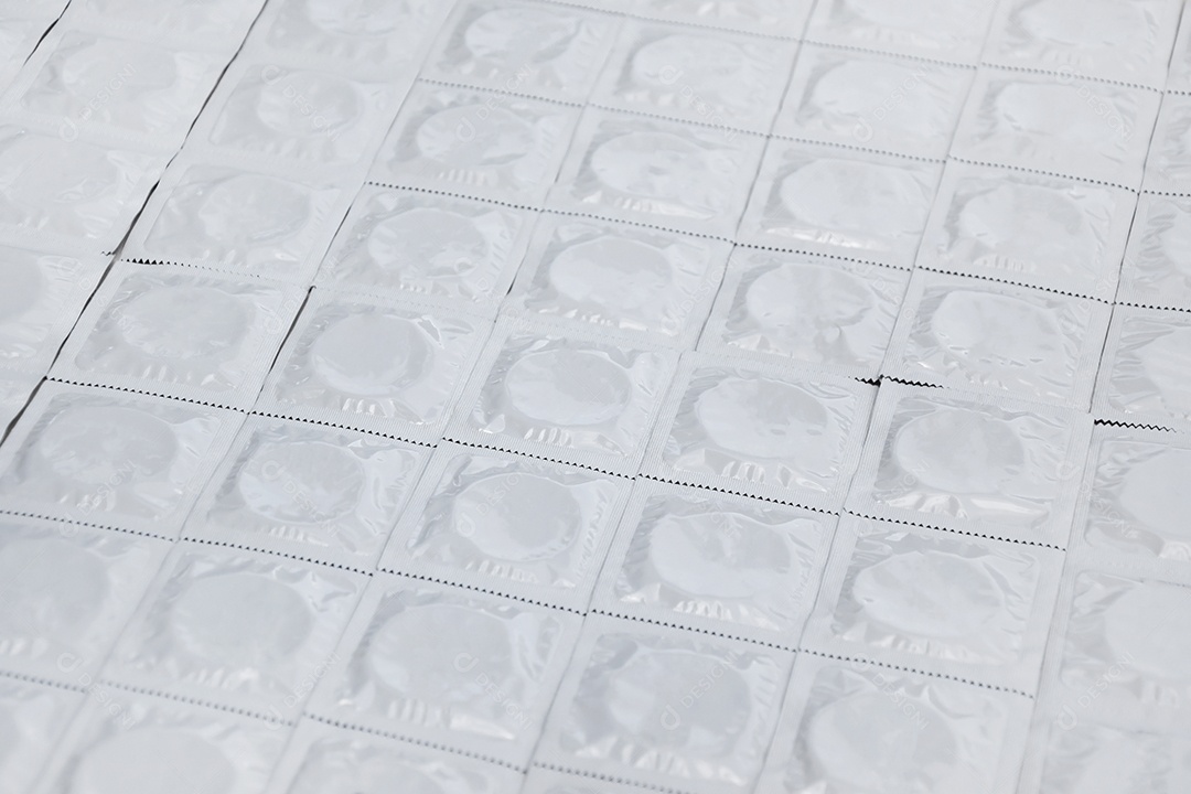 Camisinhas conceito de sexo seguro e saúde reprodutiva