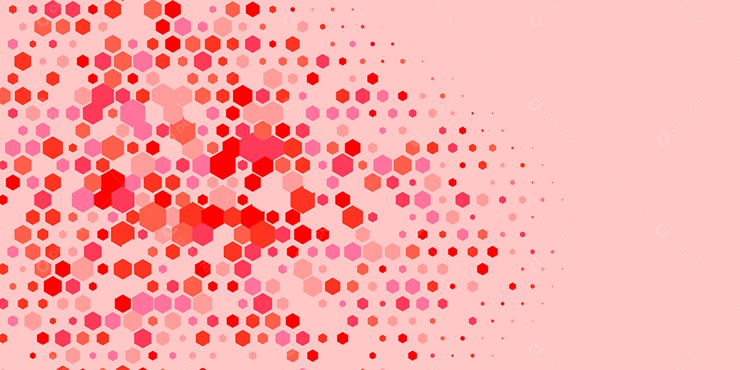 Background Hexágono Abstrato Ilustração Vetor EPS