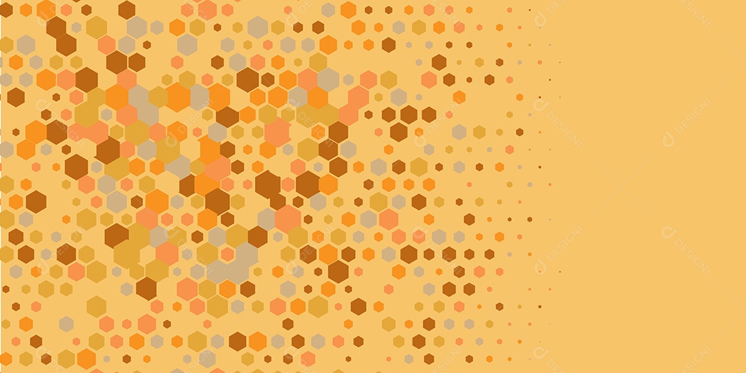 Background Hexágono Abstrato Ilustração Vetor EPS