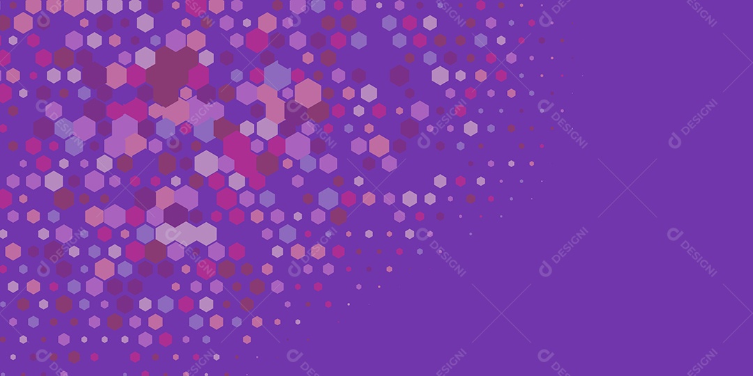 Background Hexágono Abstrato Roxo Ilustração Vetor EPS