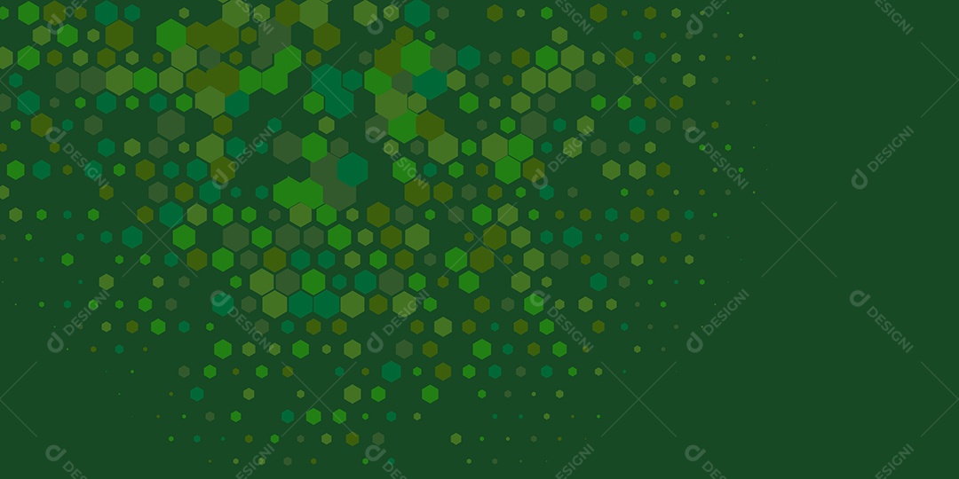 Background Hexágono Abstrato Verde Ilustração Vetor EPS