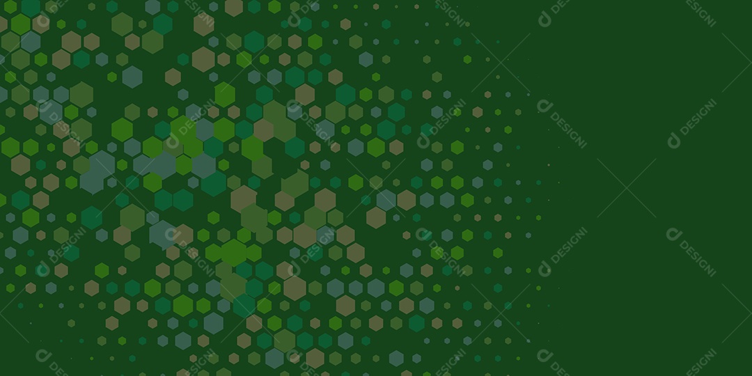Background Hexágono Abstrato Verde Escuro Ilustração Vetor EPS
