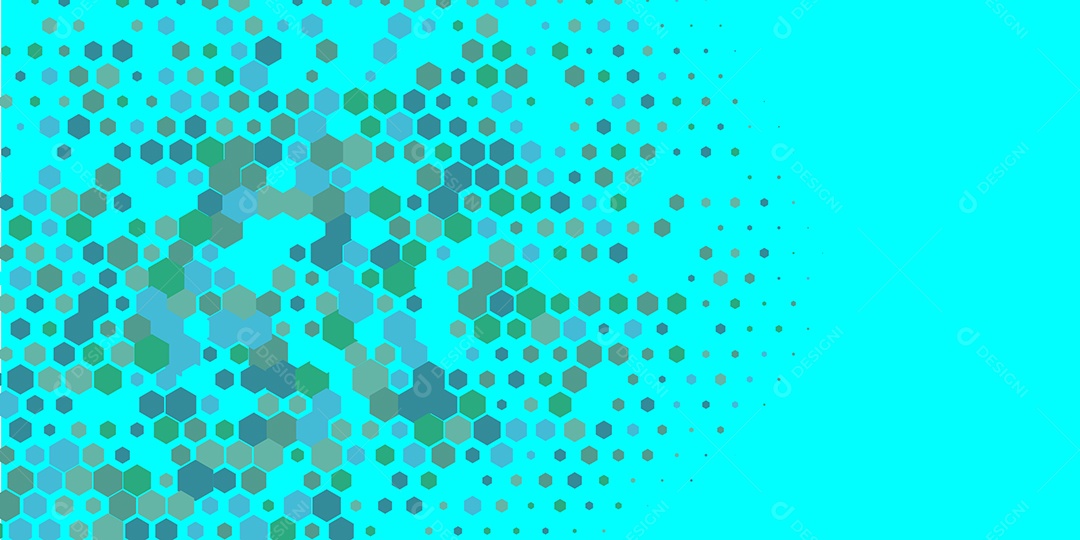 Background Hexágono Abstrato Azul Ilustração Vetor EPS