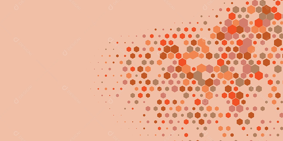 Background Hexágono Abstrato Rosa  Ilustração Vetor EPS