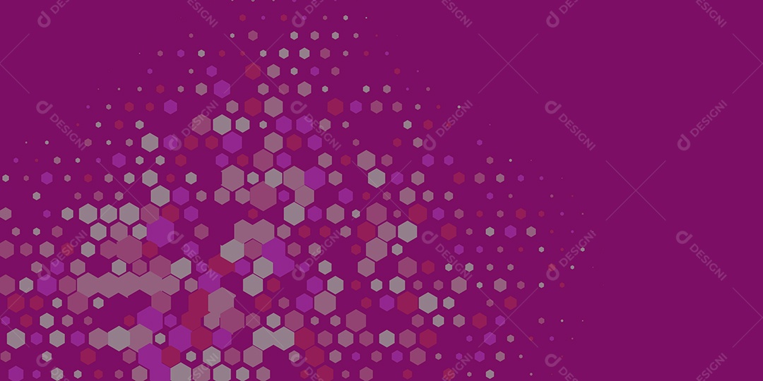 Background Hexágono Abstrato Roxo Ilustração Vetor EPS