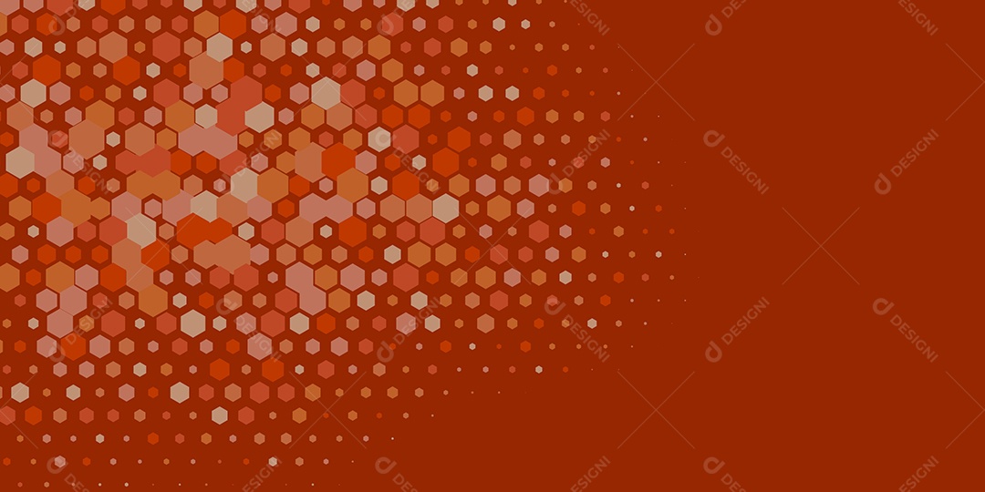 Background Hexágono Abstrato Multicolorido Ilustração Vetor EPS