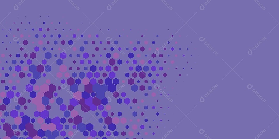 Background Hexágono Abstrato Roxo Ilustração Vetor EPS