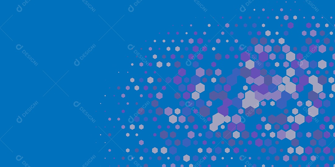 Background Hexágono Abstrato Azul Ilustração Vetor EPS