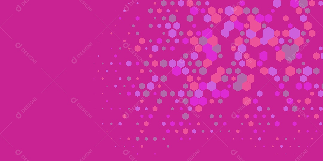Background Hexágono Abstrato Rosa Ilustração Vetor EPS