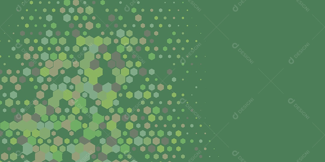 Background Hexágono Abstrato Verde Escuro Ilustração Vetor EPS