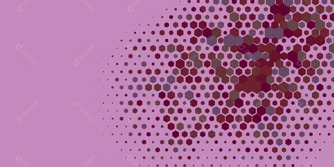 Background Hexágono Abstrato Roxo Claro  Ilustração Vetor EPS