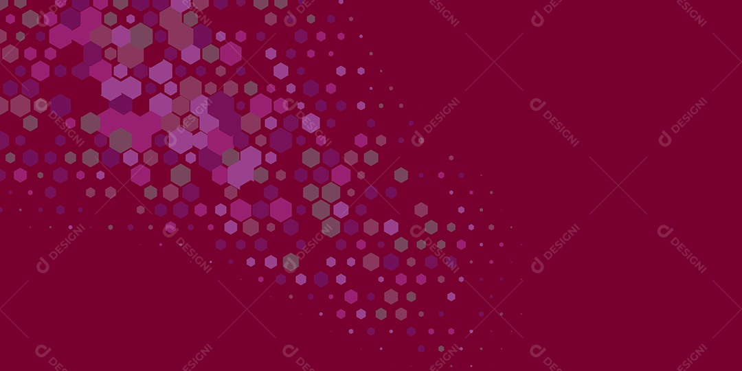 Background Hexágono Abstrato Vermelho Ilustração Vetor EPS