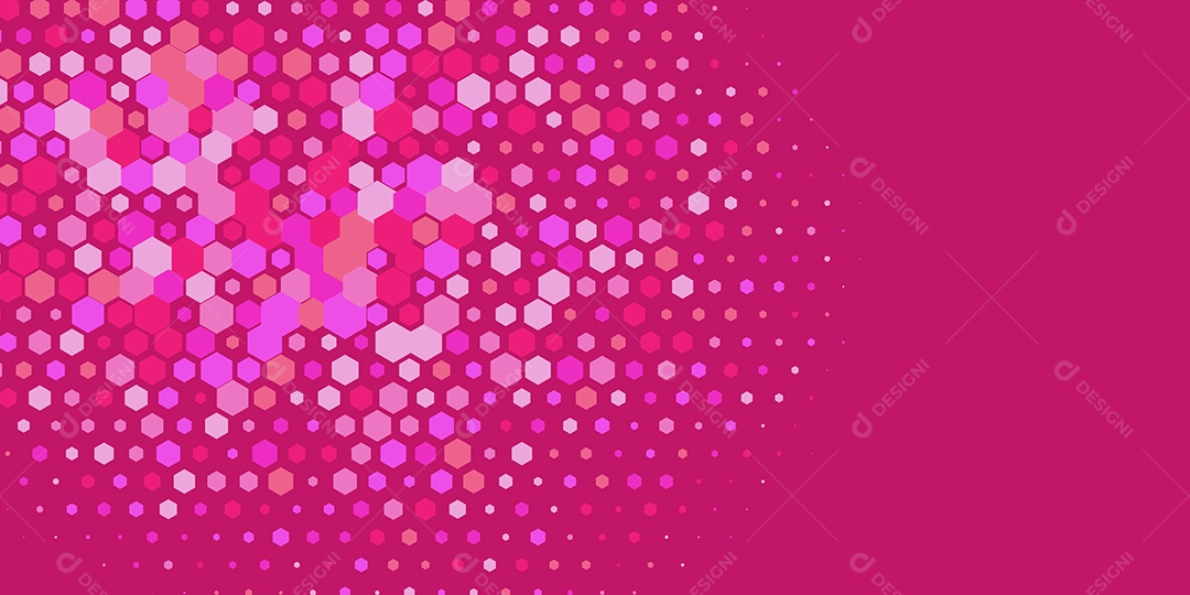 Background Hexágono Abstrato Rosa Escuro Ilustração Vetor EPS
