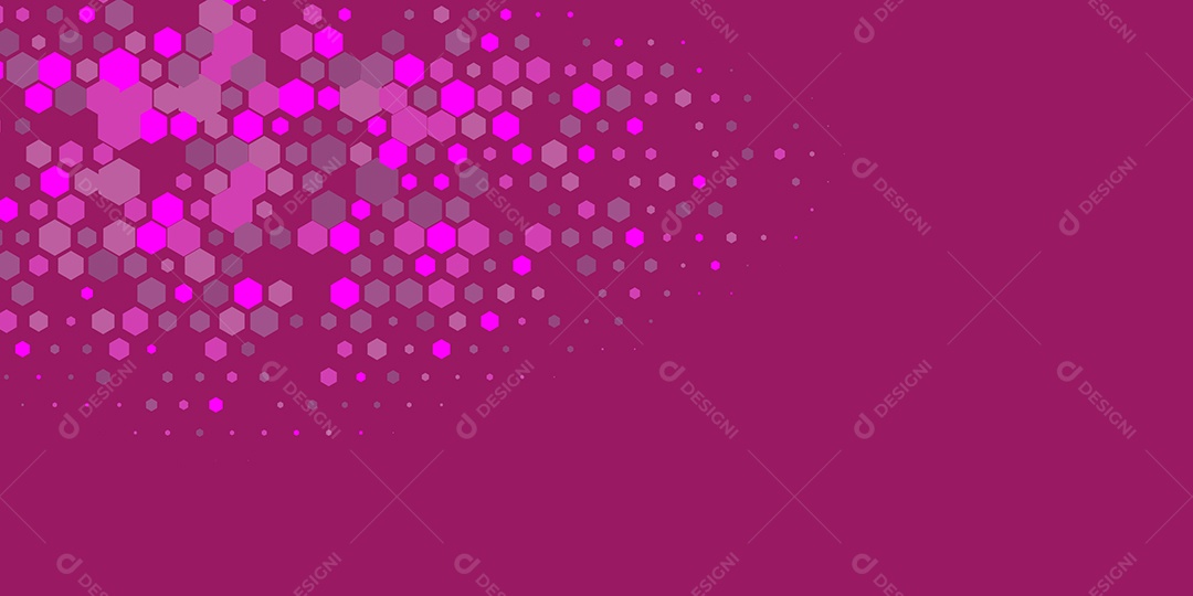Background Hexágono Abstrato Rosa Escuro Ilustração Vetor EPS