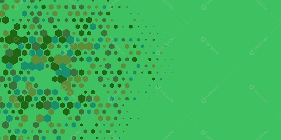 Background Hexágono Abstrato Verde Ilustração Vetor EPS