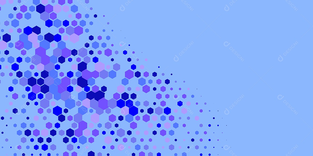 Background Hexágono Abstrato multicolorido  Ilustração Vetor EPS