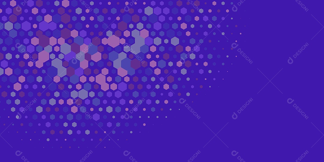 Background Hexágono Abstrato Azul Escuro Ilustração Vetor EPS