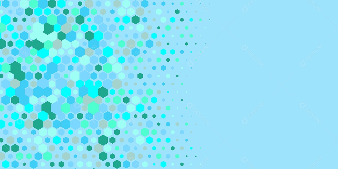 Background Hexágono Abstrato Azul Claro Ilustração Vetor EPS