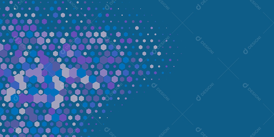 Background Hexágono Abstrato Azul Ilustração Vetor EPS