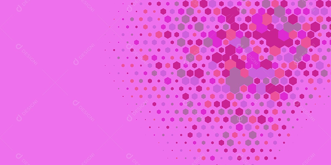 Background Hexágono Abstrato Roxo Claro Ilustração Vetor EPS