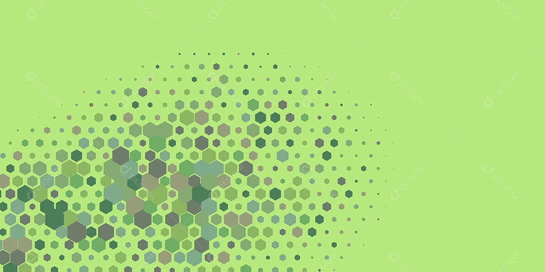 Background Hexágono Abstrato Verde Claro Ilustração Vetor EPS