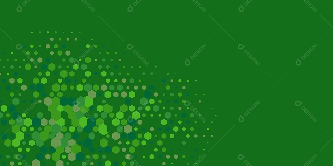 Background Hexágono Abstrato Verde Ilustração Vetor EPS