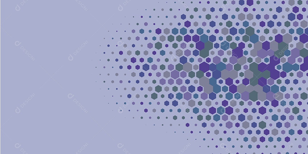Background Hexágono Abstrato Roxo Ilustração Vetor EPS