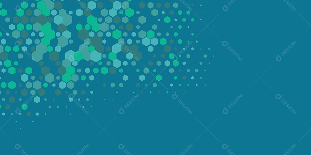 Background Hexágono Abstrato Azul Ilustração Vetor EPS