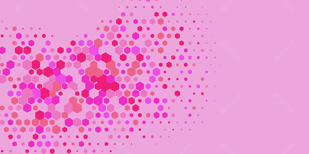 Background Hexágono Abstrato Rosa Ilustração Vetor EPS