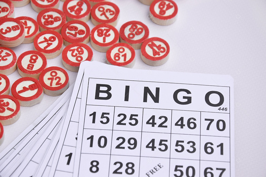 Muitas cartelas para jogo de tabuleiro ou bingo