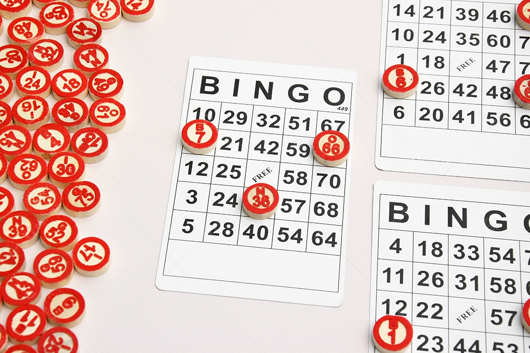 Muitas cartelas para jogo de tabuleiro ou bingo