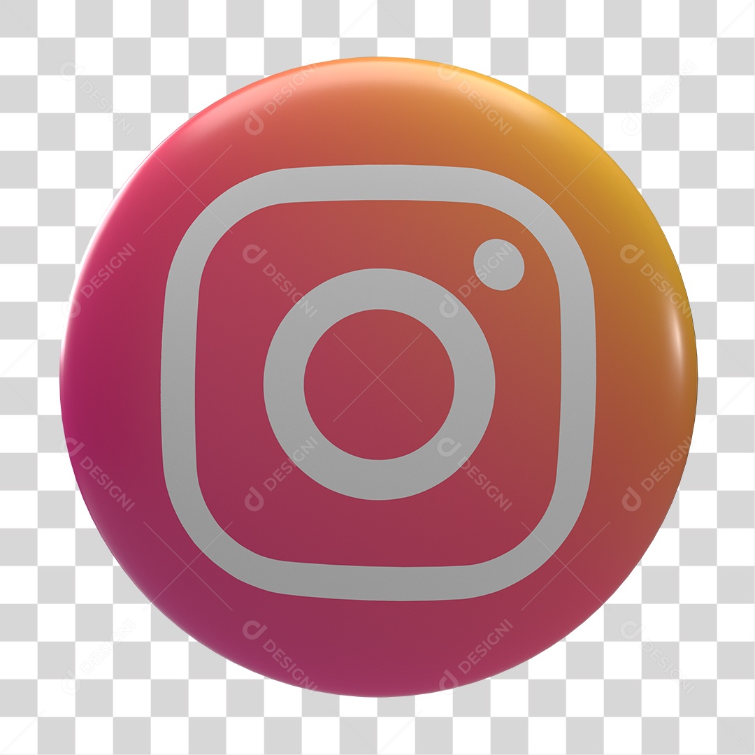 Ícone do Instagram para Mídias Sociais PNG Transparente