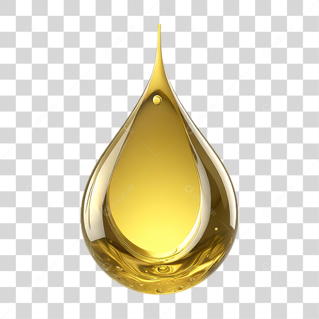Gota de Óleo Lubrificante PNG Transparente
