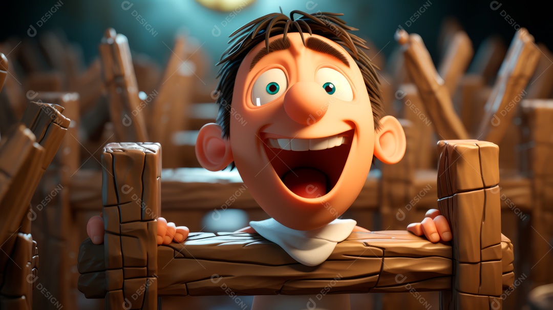 Sexta-feira Santa Sexta-feira Santa, 29 de março Desenho animado em 3D IA generativa.