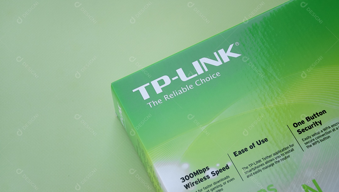 Roteador doméstico caixa verde TP Link TL-WR845N